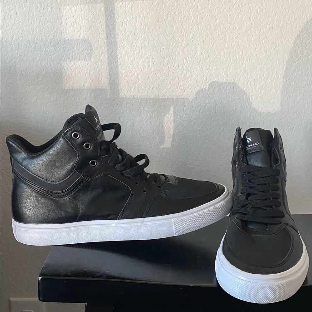 Black High-Top Men's Sneakers